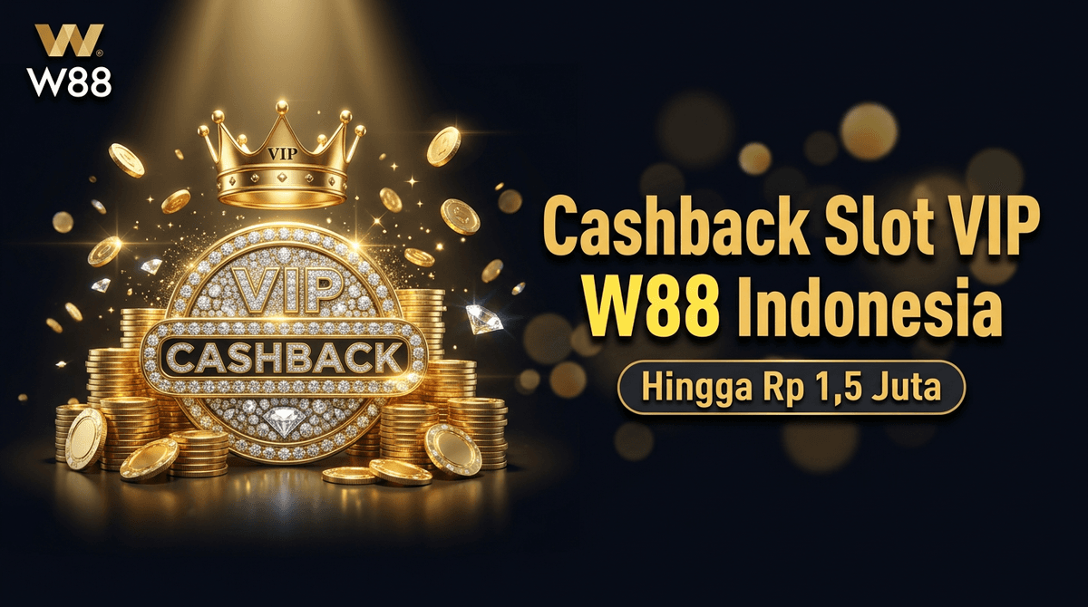 Cashback Slot W88 — Cara Mendapat VIP Cashback Rp 1,5 Juta