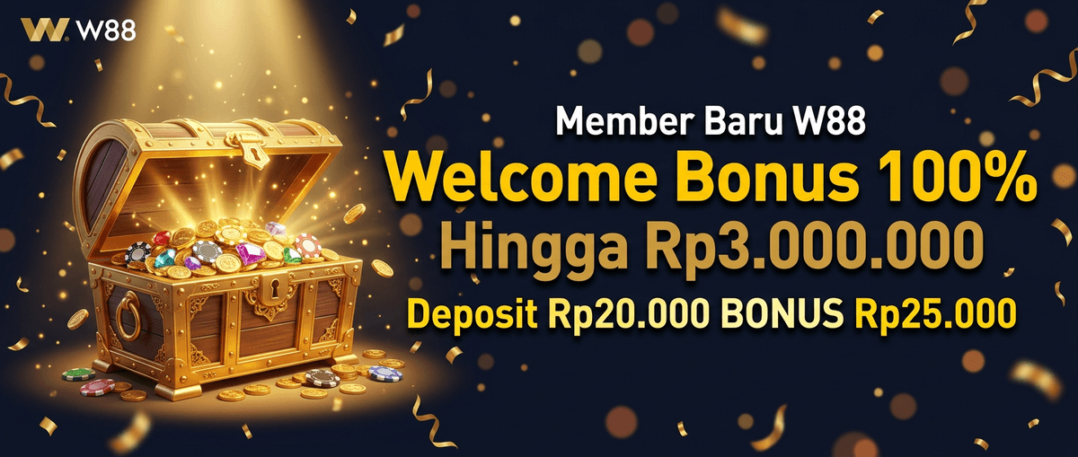 Welcome Bonus 100% Hingga Rp3.000.000 | Deposit 20 Bonus 25 Ribu