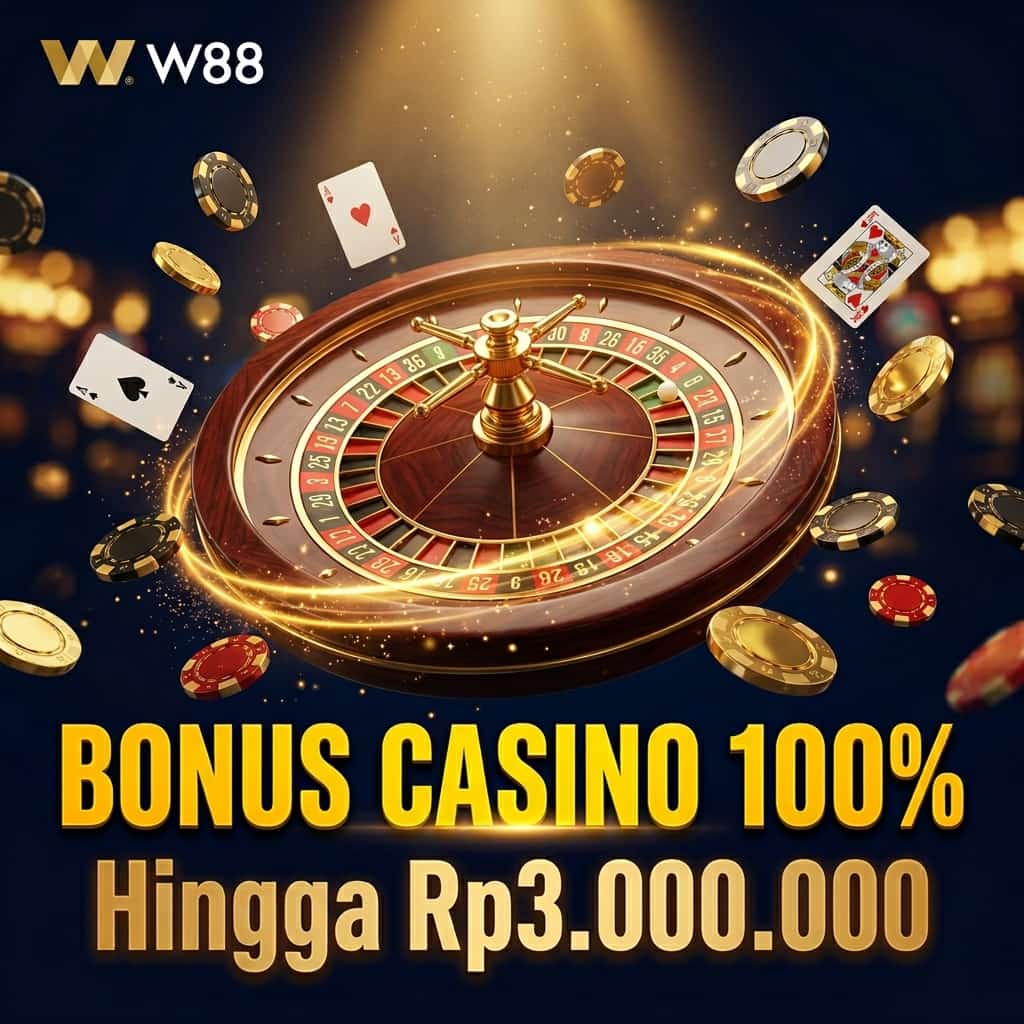 Bonus Selamat Datang Casino 100% Hingga Rp3.000.000