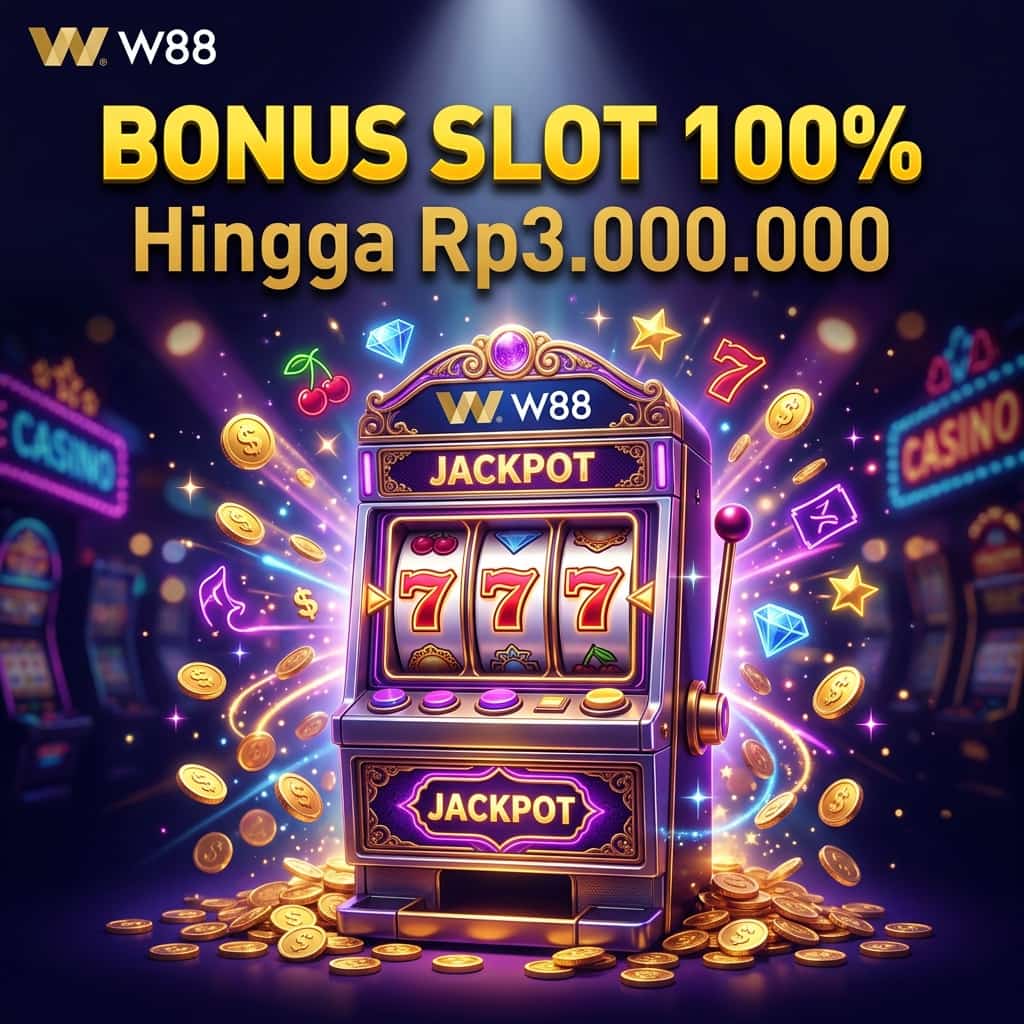 Bonus Selamat Datang Slot 100% Hingga Rp3.000.000
