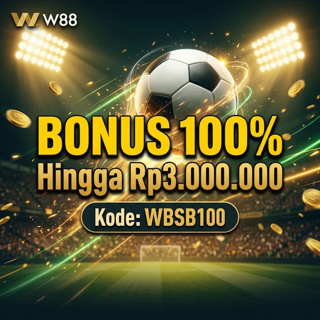 Bonus Selamat Datang Sportsbook 100% Hingga Rp3.000.000
